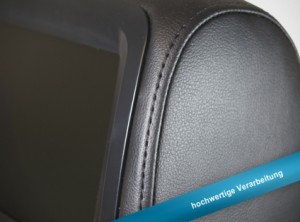 TelematikTeam: 9" Riesen-Toucscreen: Multimedia/Rearseat-Entertainment-Nachrüstlösung incl. VOR-ORT-EINBAU...