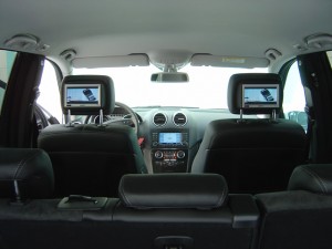 Umrüstung Mercedes ML (W164) durch TelematikTeam + Rückfahrkamera + Multimediakopfstützen + DVB-T + Fahr/Freischalt-Modul...